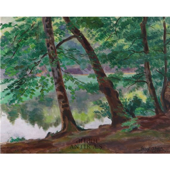 Peyzaj by Şeref Akdik, 1970