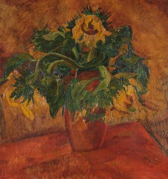 Sonnenblumen by Bernhard Hergarden