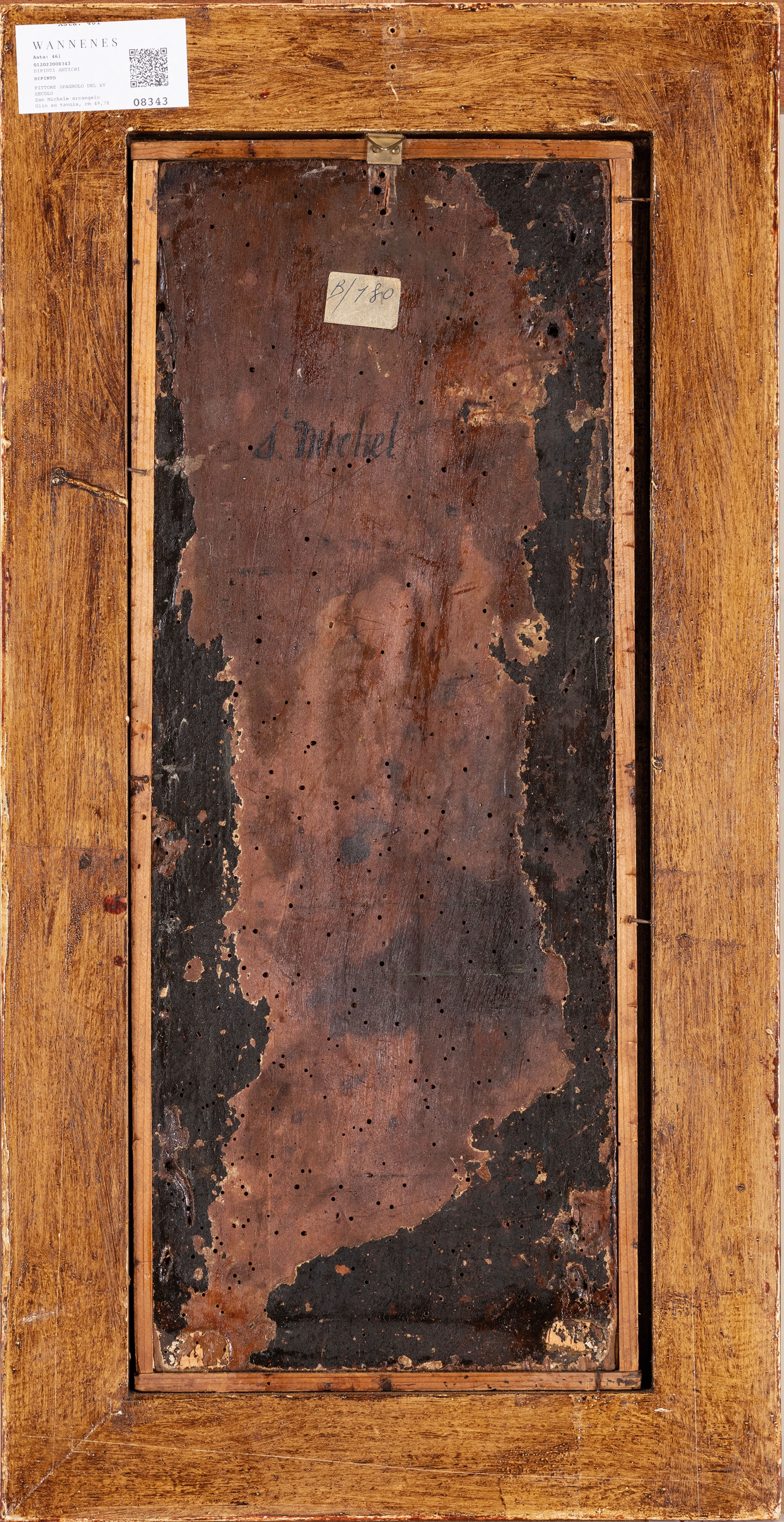 Artwork by Jorge Inglés‏, San Michele arcangelo, Made of Olio su tavola