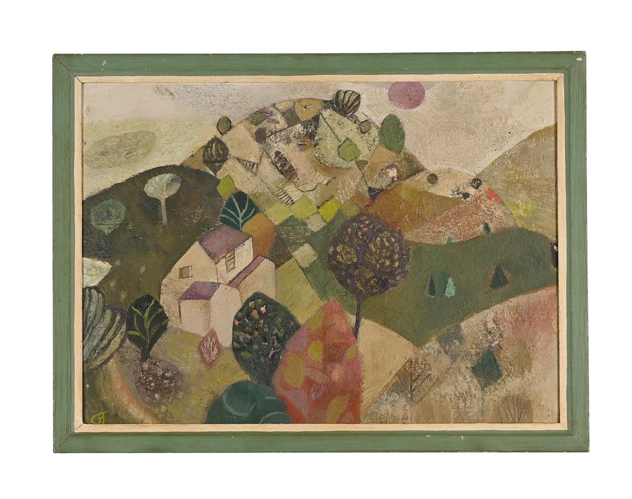 Gwyneth Johnstone | LANDSCAPE WTIH TREE AND HOUSE (1960) | MutualArt