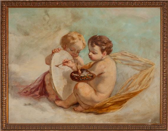 "Allegory of Painting" by Emilio Sala y Francés