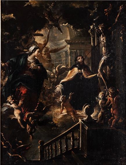 "Lactation of St. Cayetano" by Juan de Valdes Leal