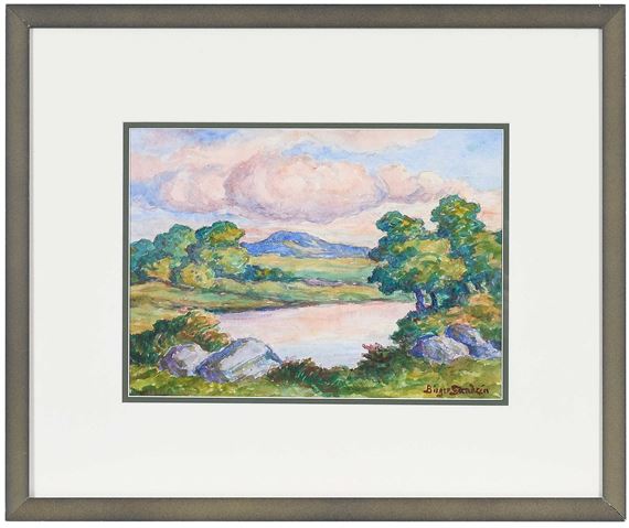 Sunset by Birger Sandzén