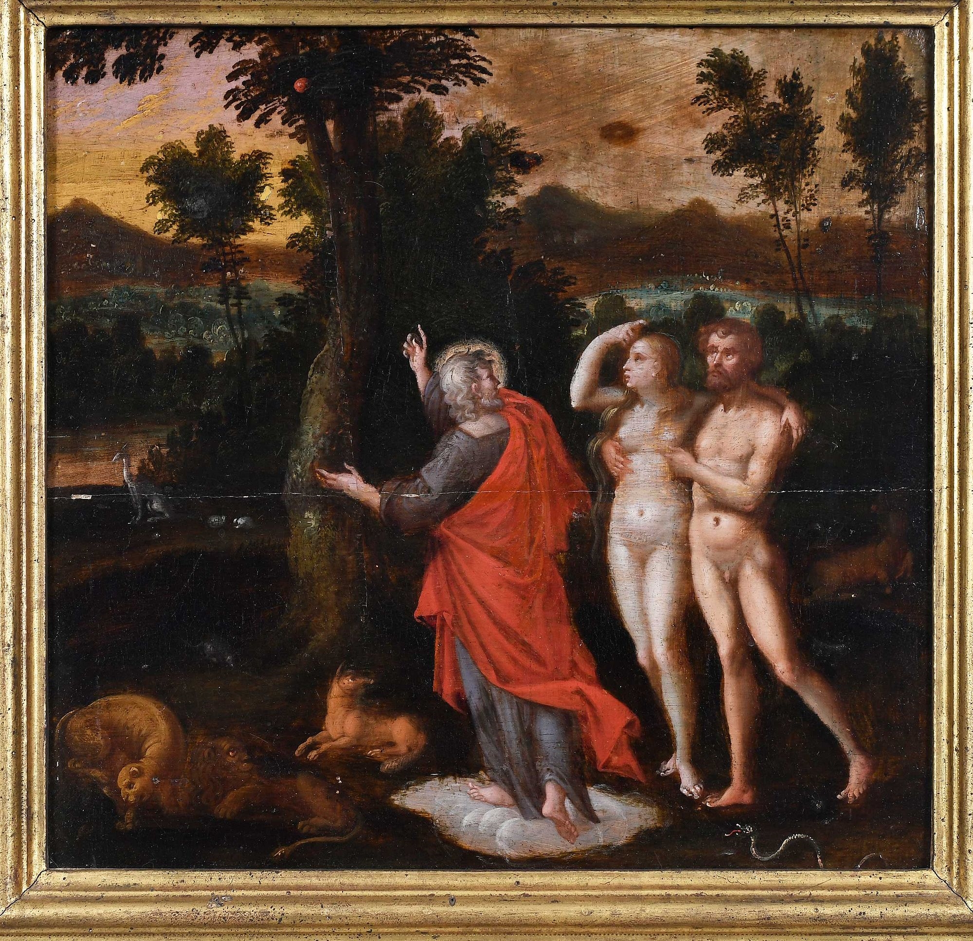 Abraham Bloemaert | Adam and Eve in the Garden of Eden | MutualArt