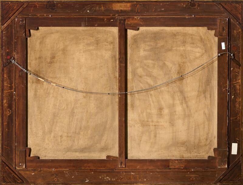 Artwork by Vilhelm Kyhn, View from Hindsgavl towards Fænø and the coast of Jutland, Made of Oil on canvas