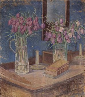 Still life with fritillaries, 1907 - Christine Swane