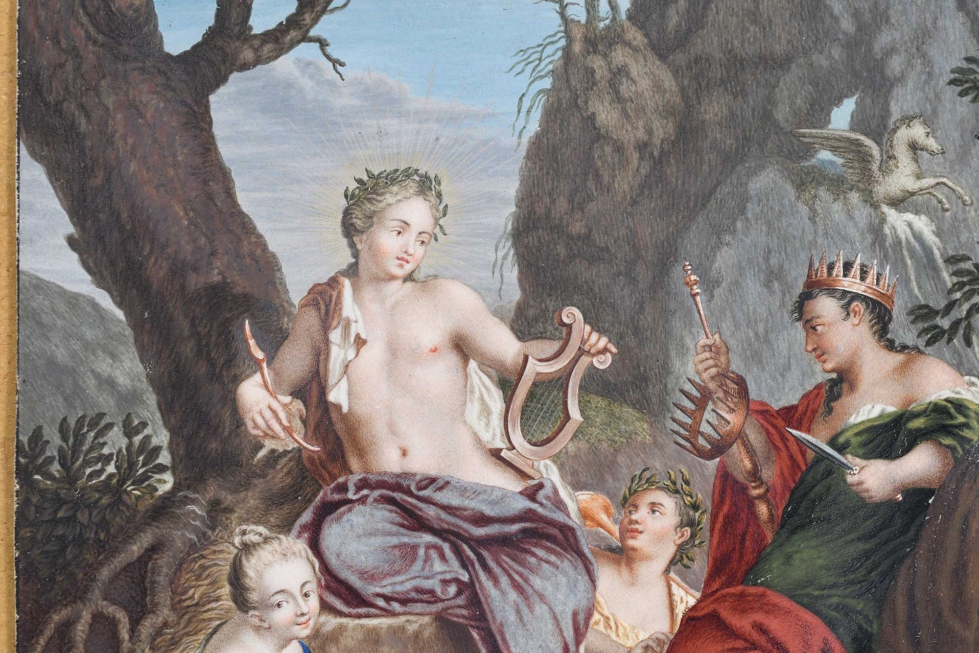 Flemish School, 18th Century | Apollo and the Judgement of King Midas ...