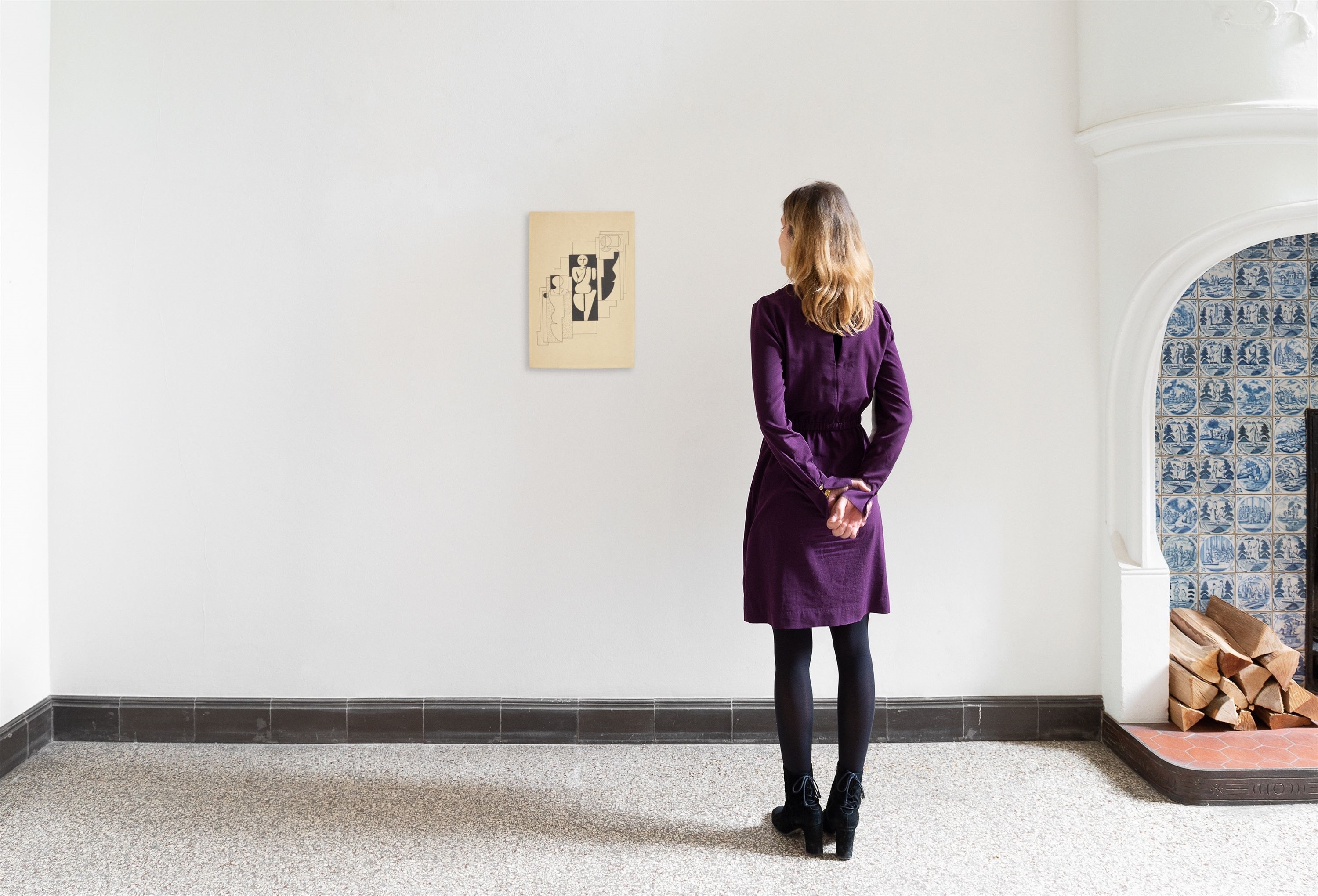 Artwork by Willi Baumeister, Treppen-Komposition, Made of Lithograph on paper