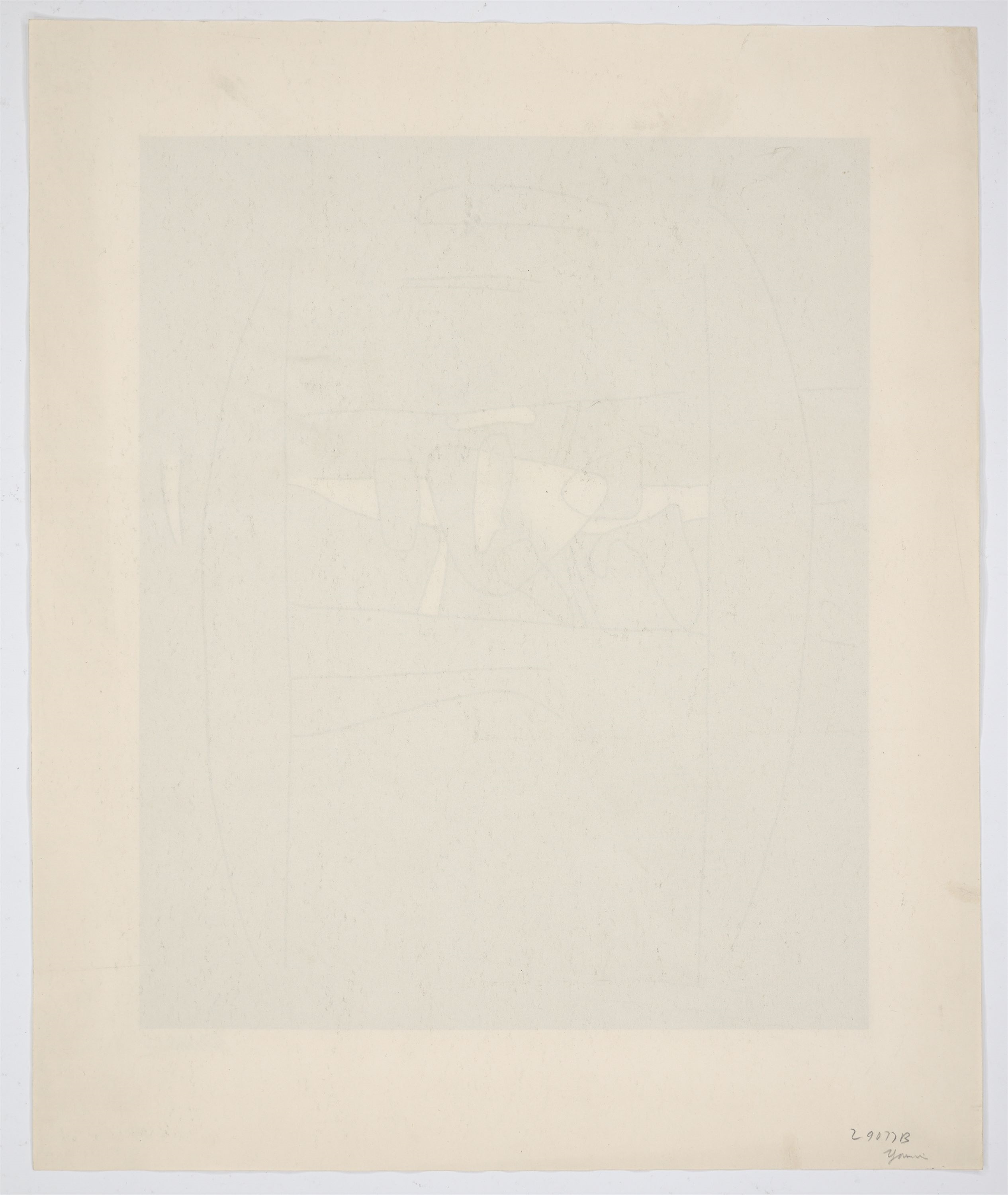 Artwork by Willi Baumeister, Segmente mit Figuren, Made of lithograph on paper