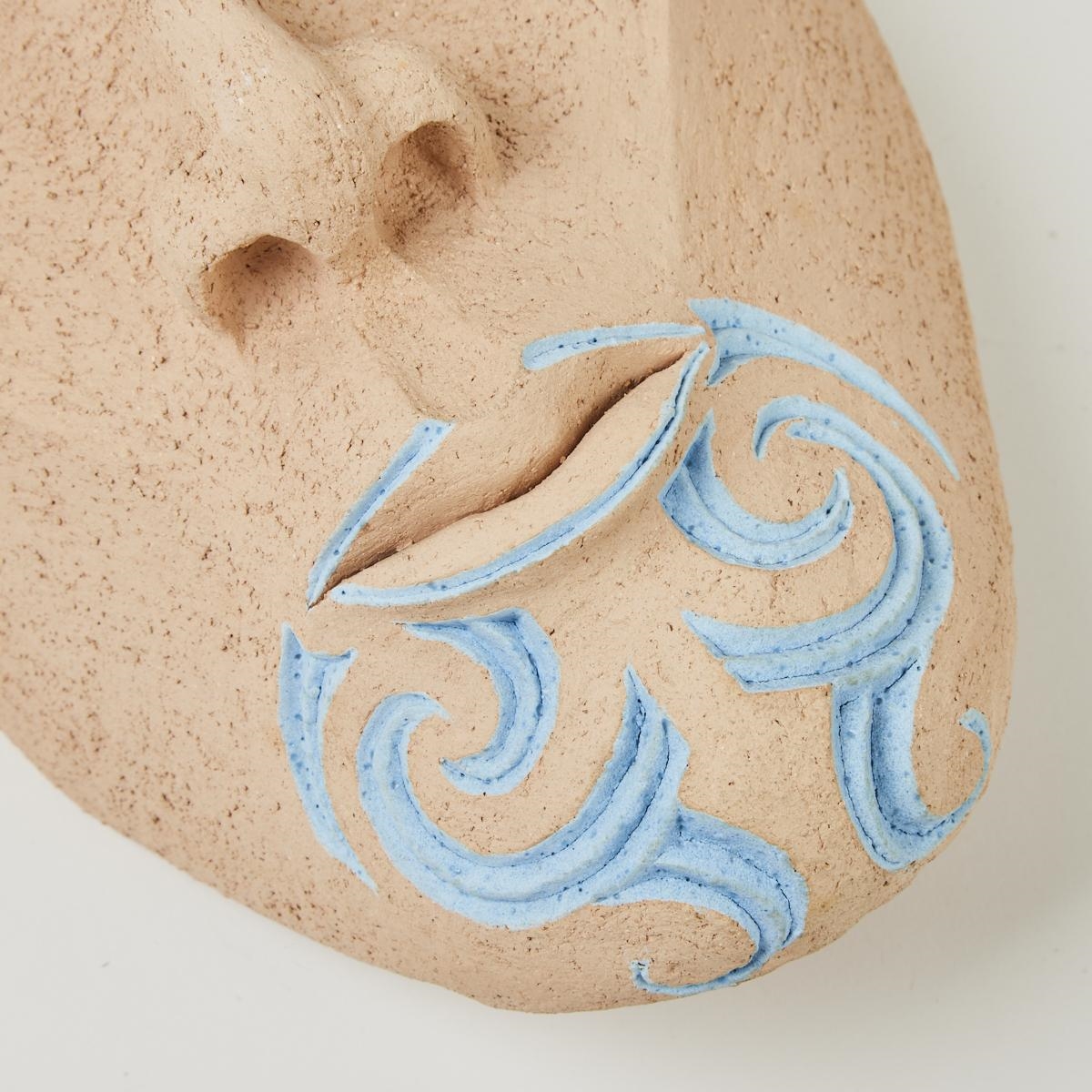 Artwork by Hori Hern, A Terracotta Mask by Hori Hern, Made of Terracotta
