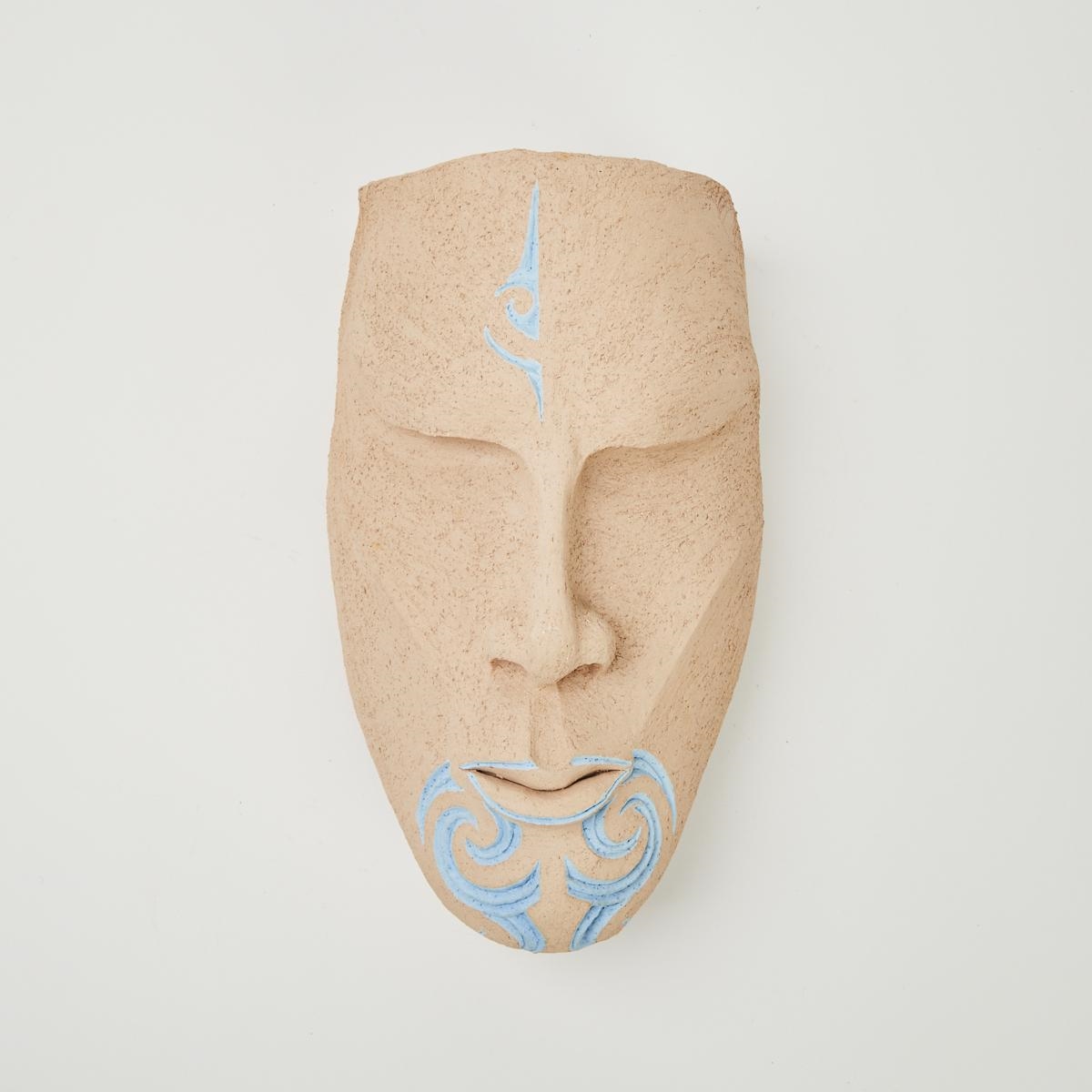 Artwork by Hori Hern, A Terracotta Mask by Hori Hern, Made of Terracotta