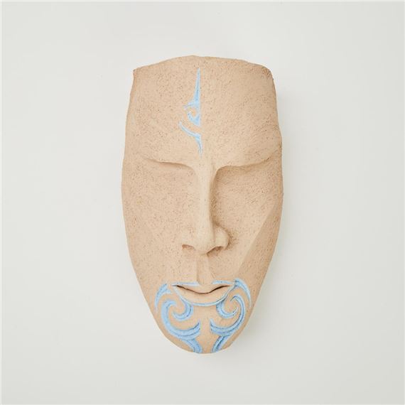 A Terracotta Mask by Hori Hern - Hori Hern
