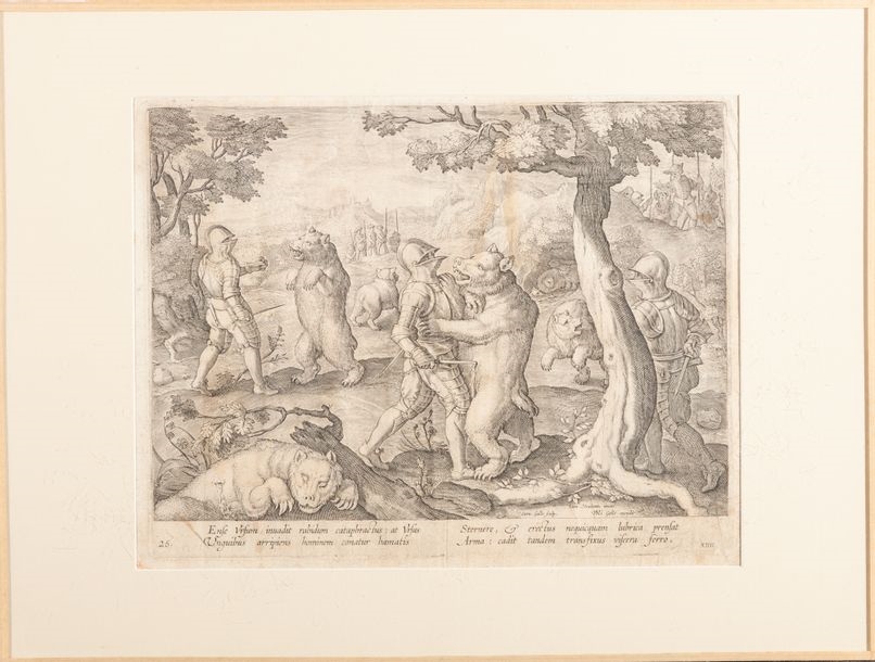 Jan Straet | Suite of twelve plates from the series Venationes ferarum ...