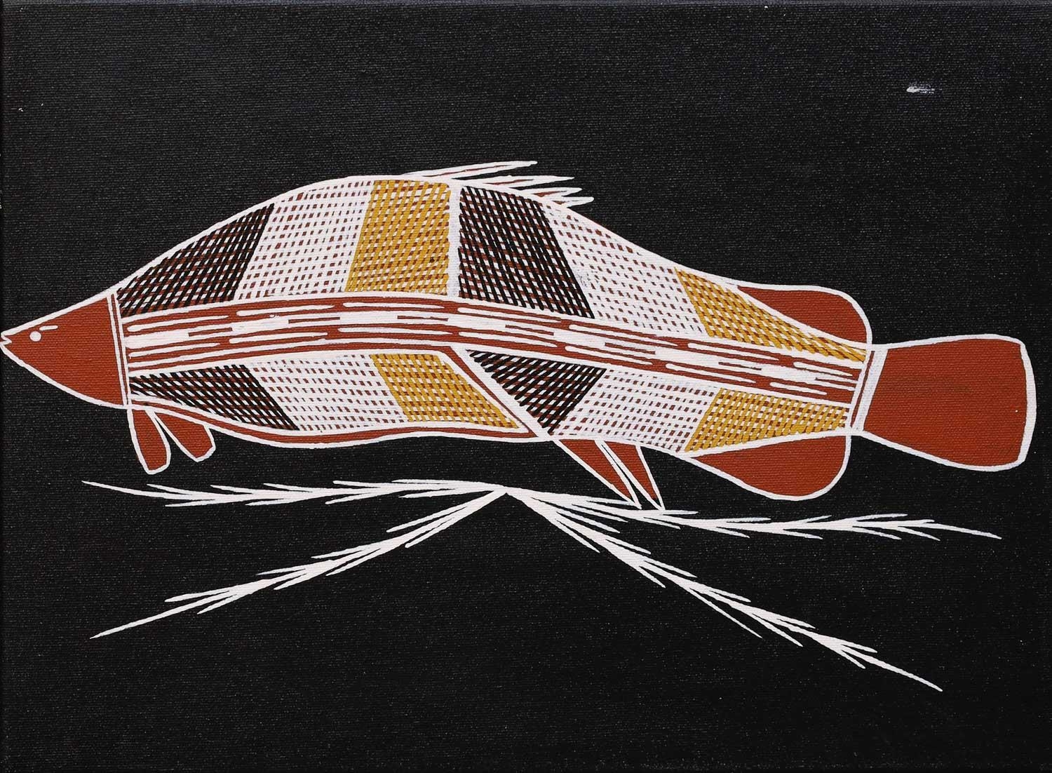 Artwork by Methuselah Wurrkidj, untitled, Made of Acrylic paint on canvas