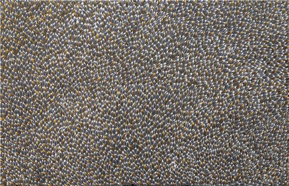 Bush Leaves by Abie Loy Kemarre, 2022