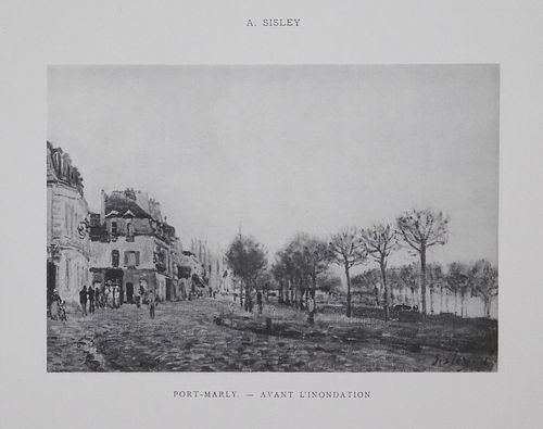 Artwork by Alfred Sisley, Port-Marly-Avant L'Inondation, Made of gravure print
