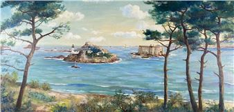 Carantec, le château du Taureau et l'île Callot - Lucien Ferriot