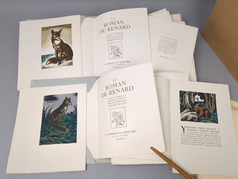 André Collot | Le roman de Renard, version moderne de Henri Leduc, orné ...