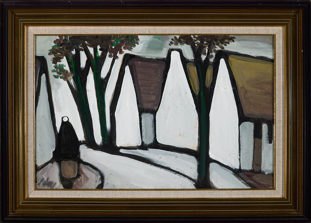 Markey Robinson | SHAWLIE ON A VILLAGE ROAD | MutualArt