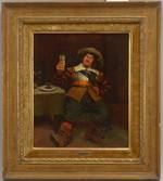 Der Biertrinker - Wirtshausszene - Albert W. Holden