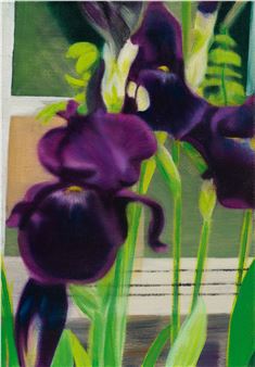 Purple irises - Alexandra Wacker