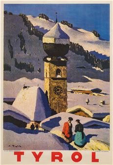 Poster Tyrol - Alfons Walde