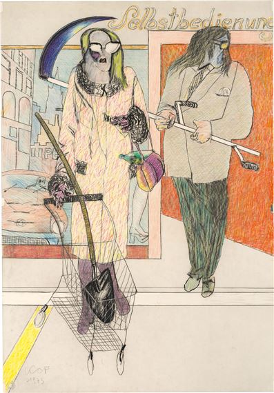 Selbstbedienung by Karl Anton Fleck, 1973