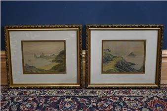 coastal and river scenes - J H Boel