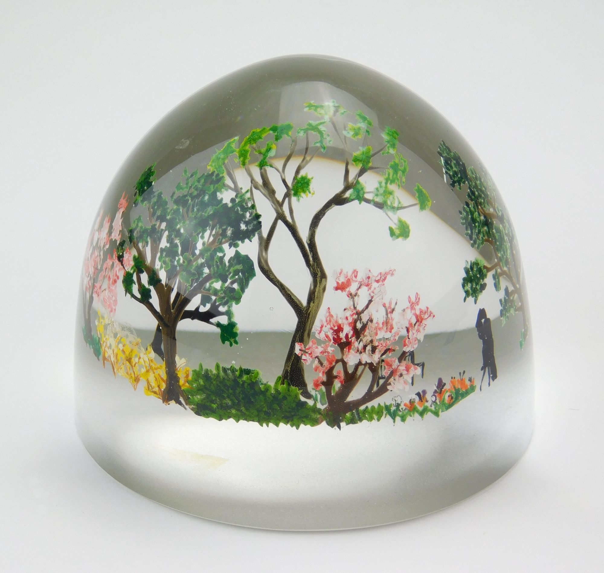 Alison Ruzsa | Alison Ruzsa glass paperweight- Silouettes in Spring ...