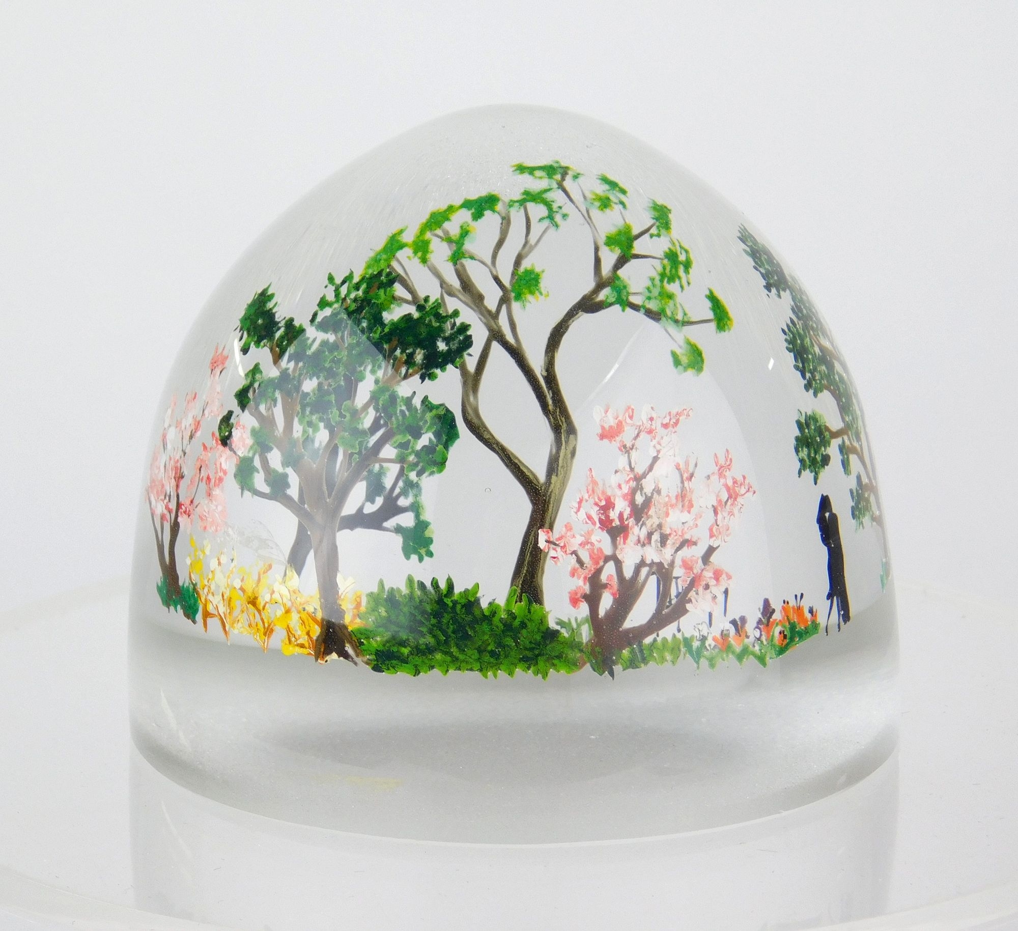 Alison Ruzsa | Alison Ruzsa glass paperweight- Silouettes in Spring ...
