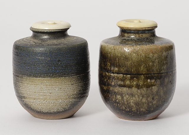 Izuru Yamamoto | Bizen tea caddy (a set of 2 | MutualArt
