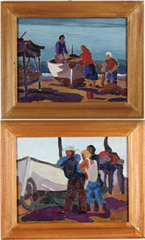 Pescatori a riva - Giuseppe Cardillo