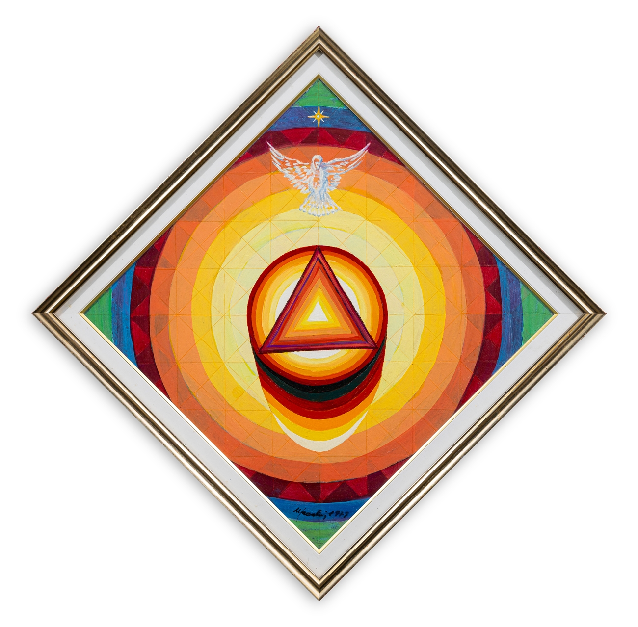 Artwork by Giuliana Macchi, Senza Titolo, Made of oil on canvas