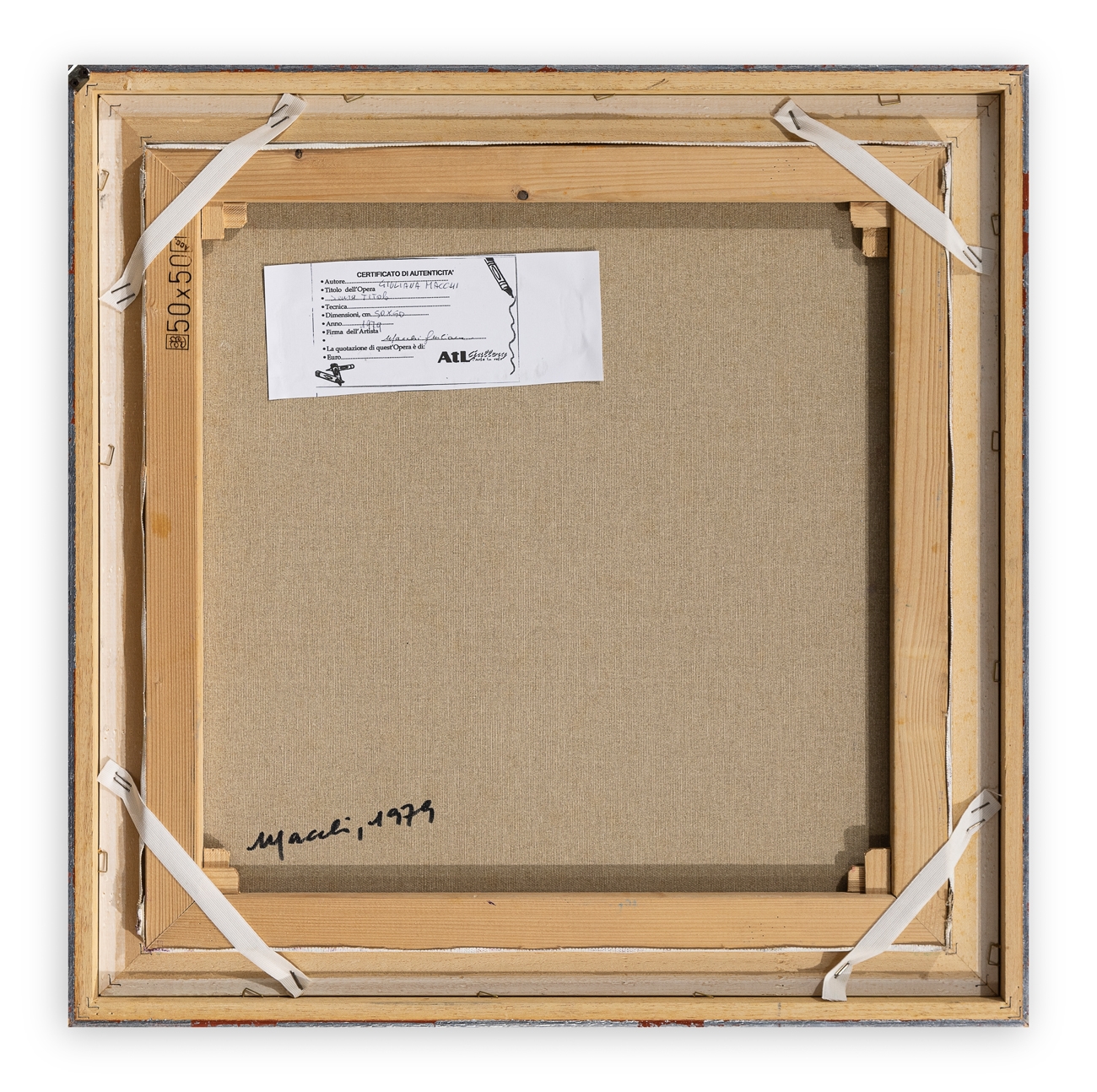 Artwork by Giuliana Macchi, Senza Titolo, Made of oil on canvas