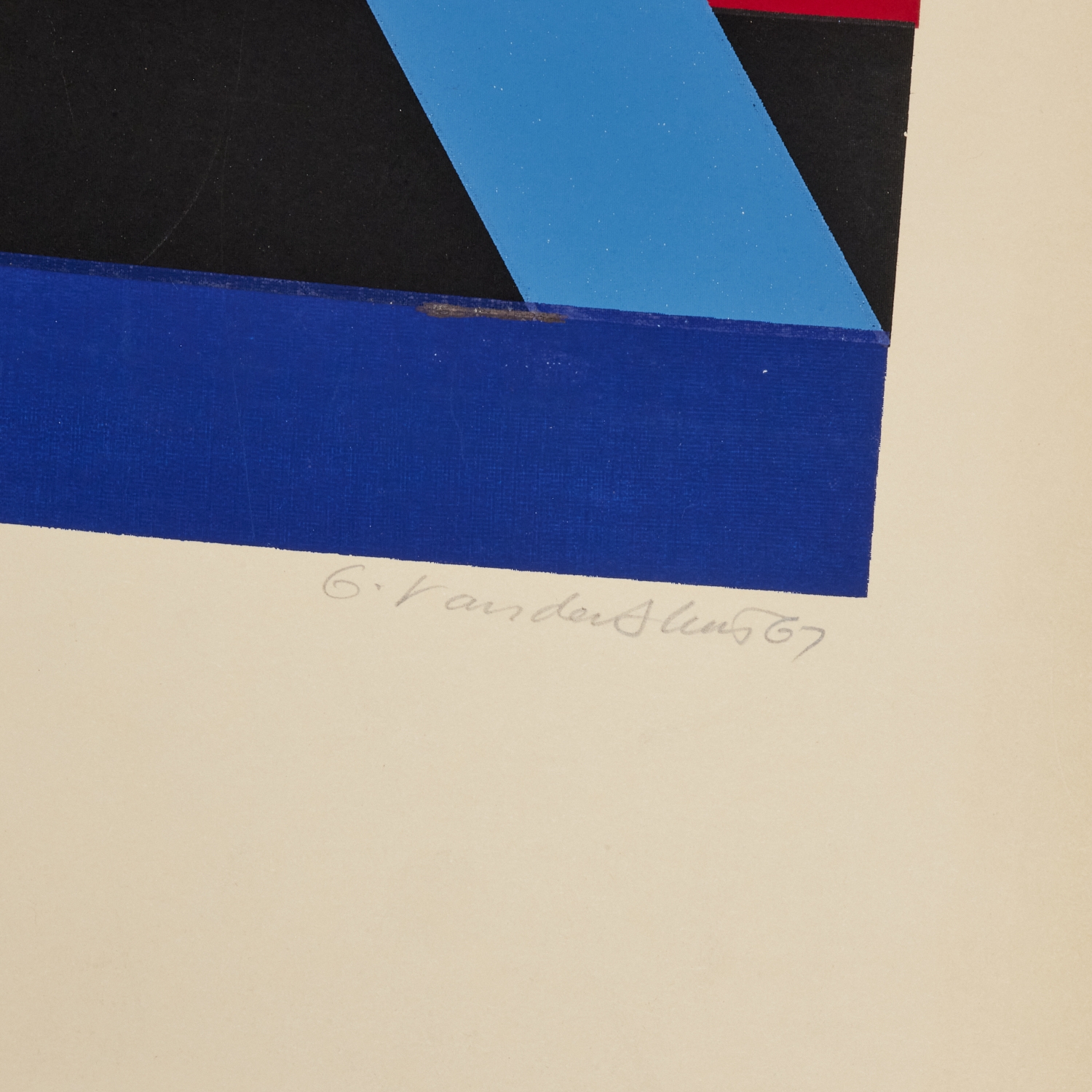 Artwork by George Vander Sluis, untitled abstract, Made of silkscreen prints