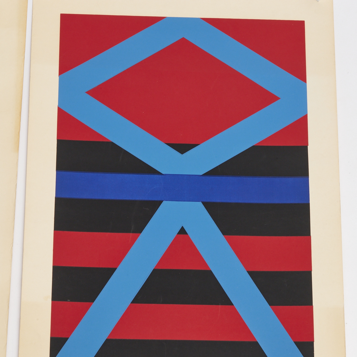 Artwork by George Vander Sluis, untitled abstract, Made of silkscreen prints