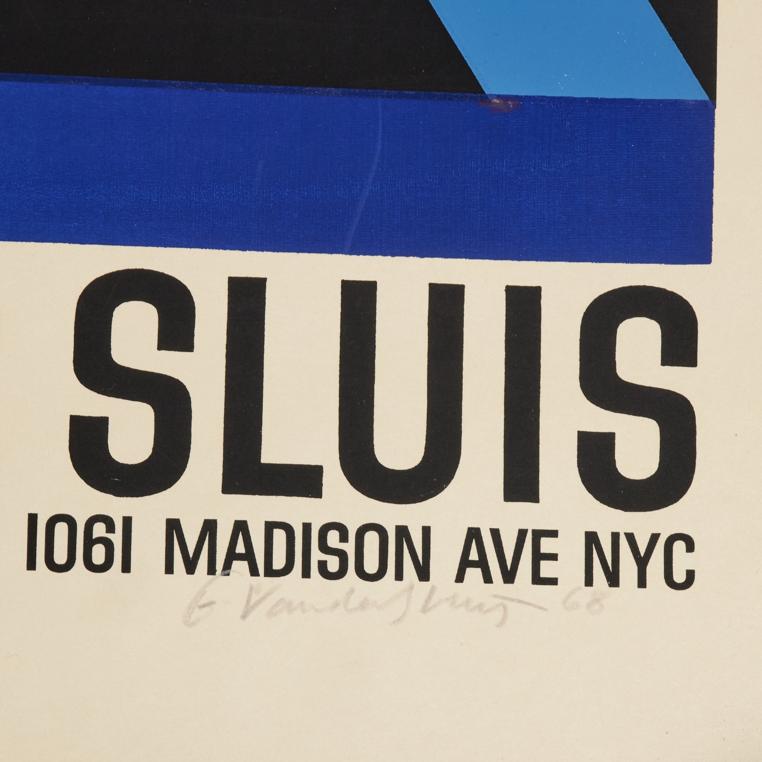 Artwork by George Vander Sluis, untitled abstract, Made of silkscreen prints