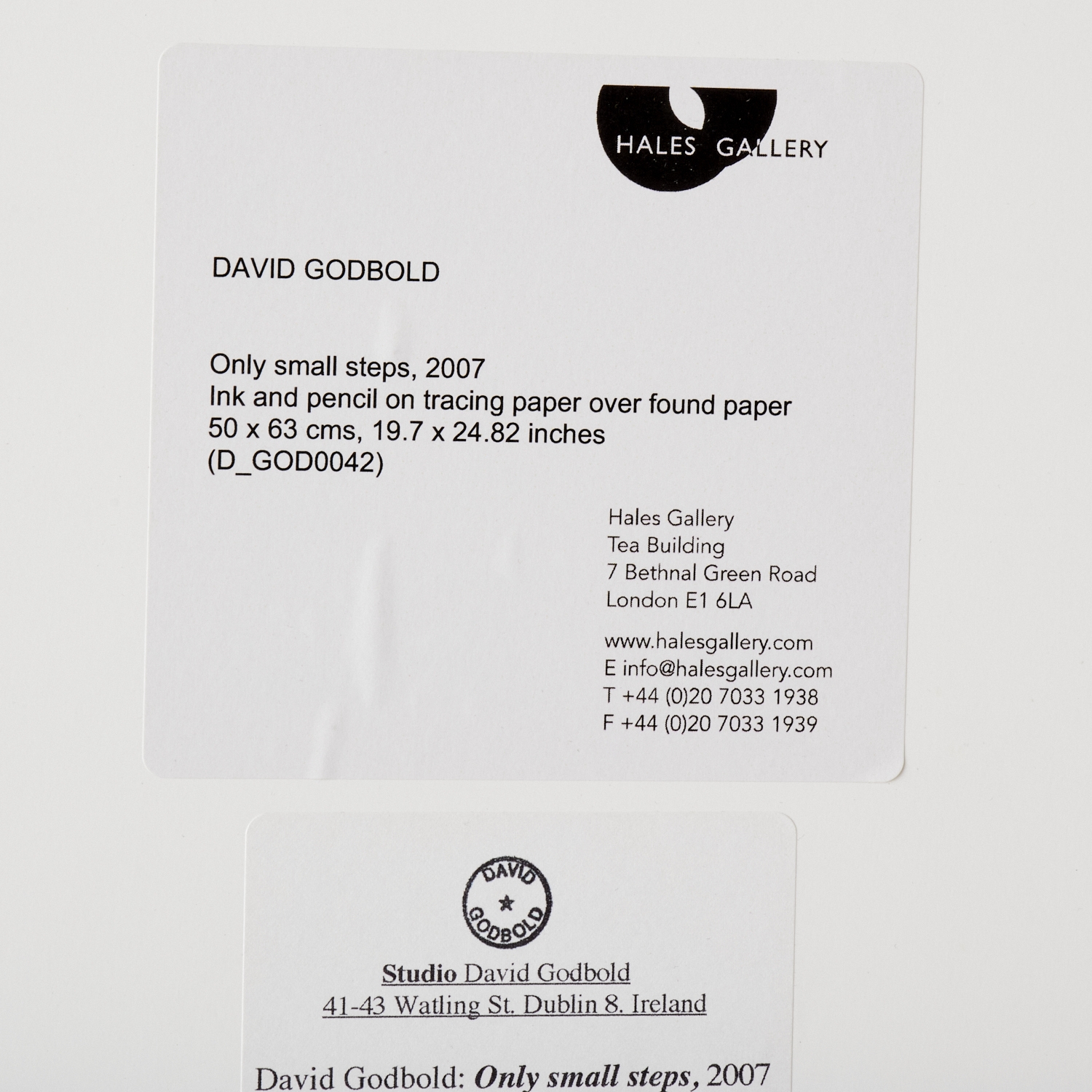 David Godbold | Only Small Steps (2007) | MutualArt