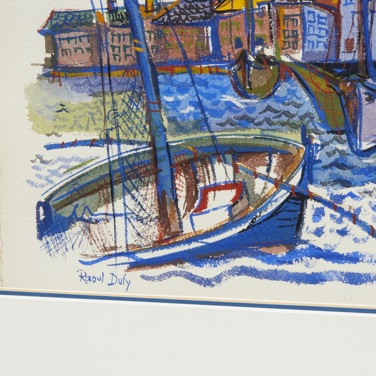 Raoul Dufy | Harbor Scene | MutualArt