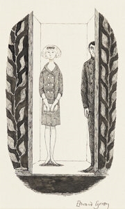 The Recently Deflowered Girl: The Right Thing to Say on Every Dubious Occasion Illustration 34 Original Art (Chelsea House, 1965) - Edward Gorey