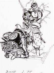 キムジウン 縁日 負け Kim Jung Gi | Samurai's Defeat | MutualArt