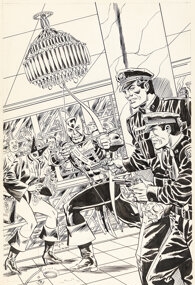 Artwork by Don Heck, Allen L. Milgrom, Avengers Spotlight, Made of graphite on Bristol board