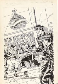 Artwork by Don Heck, Allen L. Milgrom, Avengers Spotlight, Made of graphite on Bristol board