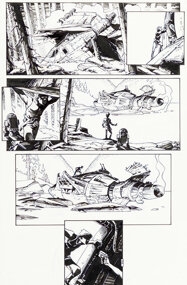 Artwork by Olivier Vatine, Fred, Star Wars: Heir to the Empire, Made of board