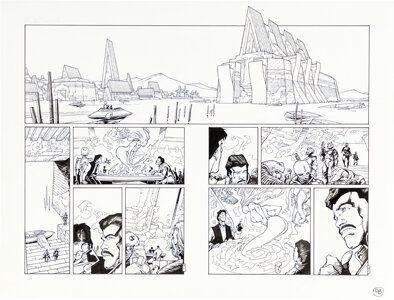 Artwork by Olivier Vatine, Fred, Star Wars: Heir to the Empire, Made of board