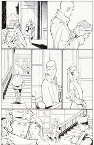 Artwork by Carlos Pacheco, Jesus Merino, Arrowsmith, Made of pencils