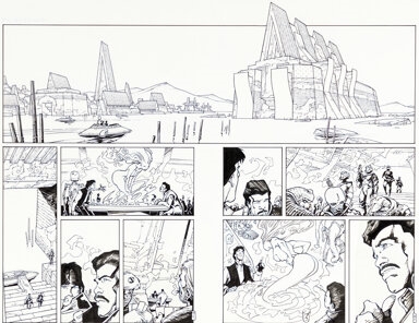 Artwork by Olivier Vatine, Fred, Star Wars: Heir to the Empire, Made of board