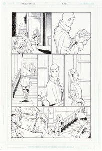 Artwork by Carlos Pacheco, Jesus Merino, Arrowsmith, Made of pencils