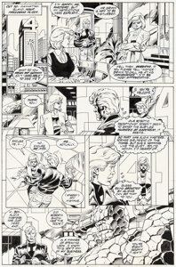 Fantastic Four #394 Story Page 6 and Fantastic Four #401 Story Page 19 - Danny Bulanadi