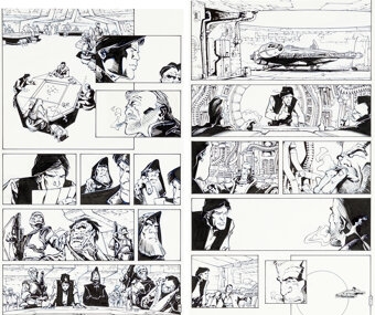 Artwork by Olivier Vatine, Fred, Star Wars: Heir to the Empire, Made of board